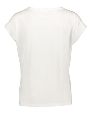 Ecrukleurig t-shirt met print Gerry Weber