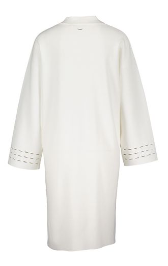 Off white lange gilet Alvinas Xandres