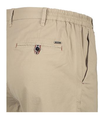 Beige kleurige katoenen short Kane Zilton