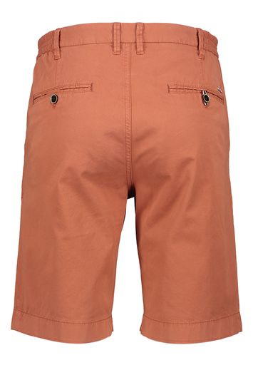 Brique kleurige katoenen short Kane Zilton