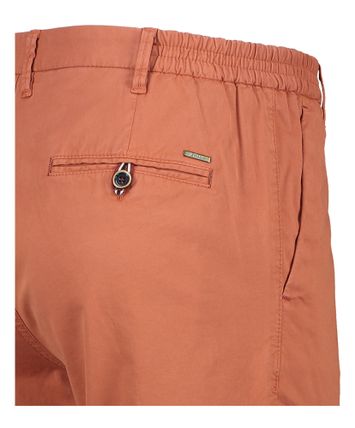 Brique kleurige katoenen short Kane Zilton