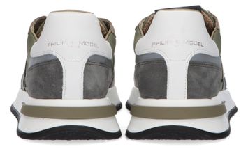 Grijze sneakers met kaki details Philippe Model