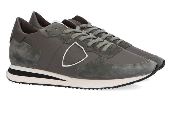 Grijze lage sneakers Philippe Model