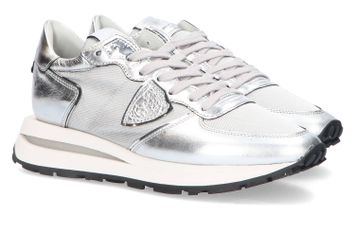 Zilverkleurige lage sneakers Philippe Model