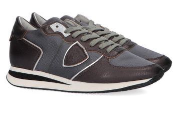 Antracietkleurige lage sneakers Philippe Model