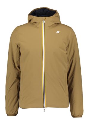 K Way Bruinkleurge jas met kap Jack St Warm Double K-Way