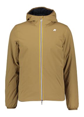 Bruinkleurge jas met kap Jack St Warm Double K-Way
