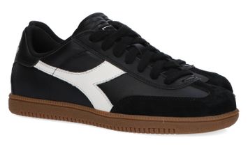 Zwarte sneakers met wit en rubberkleurige zolen Trainer Diadora
