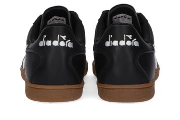 Zwarte sneakers met wit en rubberkleurige zolen Trainer Diadora