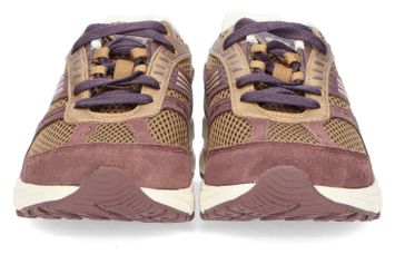 Bordeaux lage sneakers met paarse details Diadora