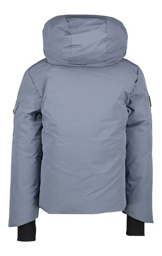 Grijsblauwe padded jas met kap Lozern Cars