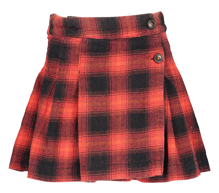 Rood zwart geruit rokje Bellerose 