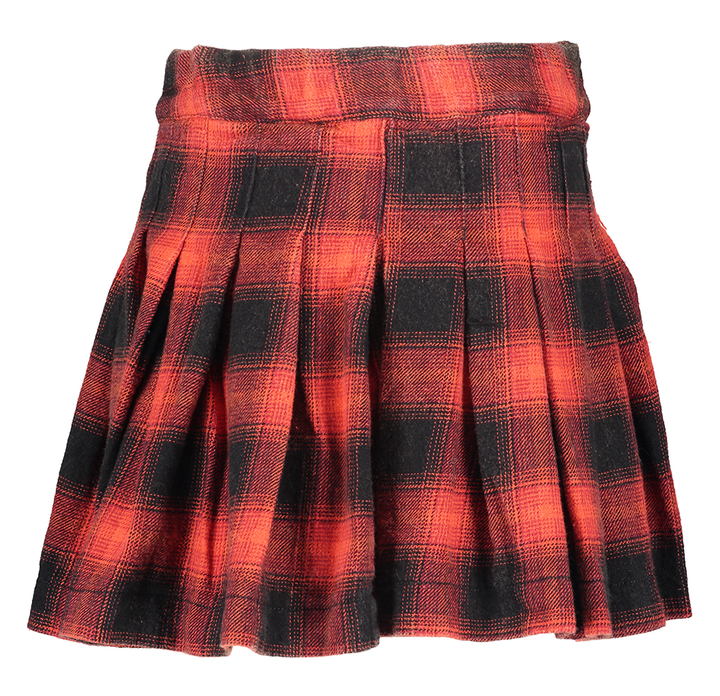 Rood zwart geruit rokje Bellerose 