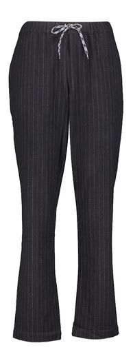 Donkerblauwe loose fit  broek met lichtblauwse strepen Trail Bellerose