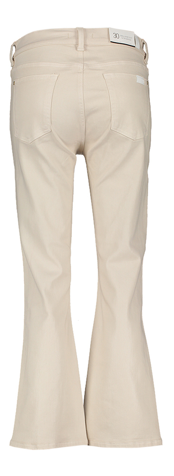 Beige straight fit 7/8ste broek Ankle Boot For all Mankind