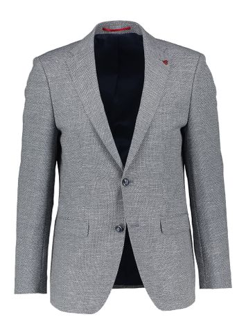 Blauwe blazer met schkkering Roy Robson