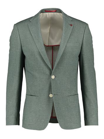Groene blazer met beige knoopsluiting Roy Robson