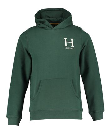 Donkergroene hoodie Hackett