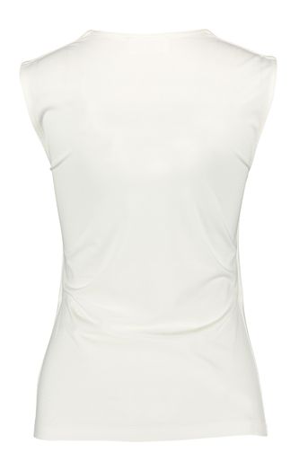 Ecrukleurige top Leyza Her