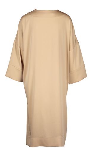 Taupe kleurige glanzende gilet Kimoran Xandres