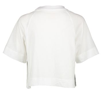 Witte crop t-shirt met ronde hals Bellerose