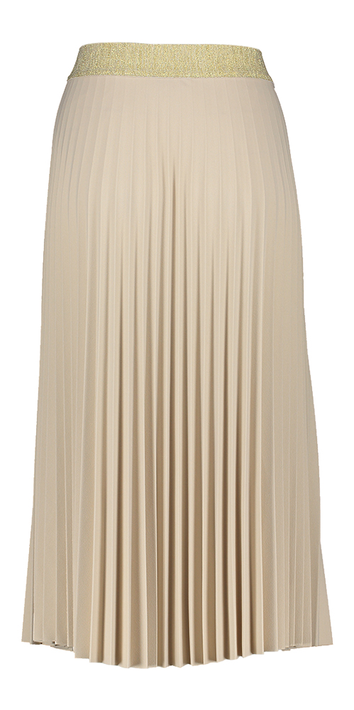 Beige plisse rok sale