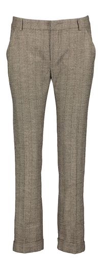 Bruine Gestreepte broek Signe Nature