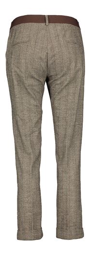 Bruine Gestreepte broek Signe Nature