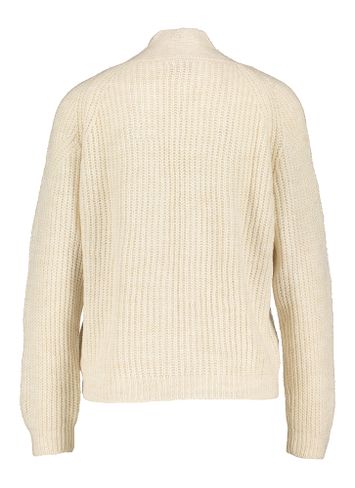 Ecru kleurige openvallende gilet Signe Nature