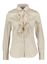 Beige blouse met frul aan de borst Afa Cristiana C