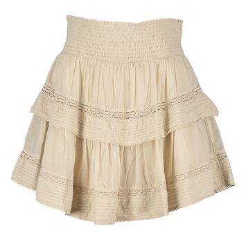 Beige rok met band bovenaan Kenia Neo Noir