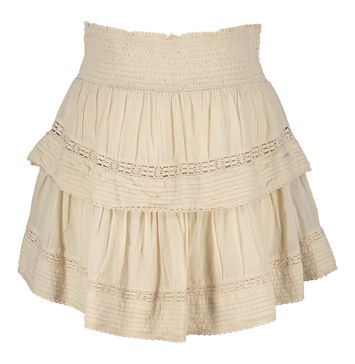 Beige rok met band bovenaan Kenia Neo Noir