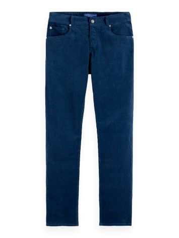 Donkerblauwe ribfluwelen broek Scotch & Soda