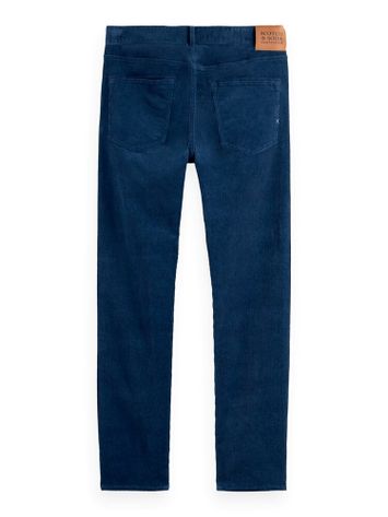 Donkerblauwe ribfluwelen broek Scotch & Soda