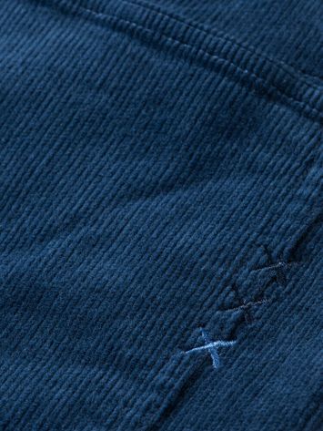 Donkerblauwe ribfluwelen broek Scotch & Soda