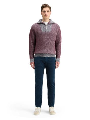 Donkerblauwe ribfluwelen broek Scotch & Soda