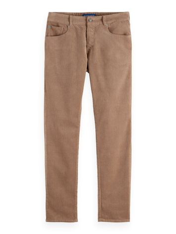 Camelkleurige ribfluwelen broek Scotch & Soda