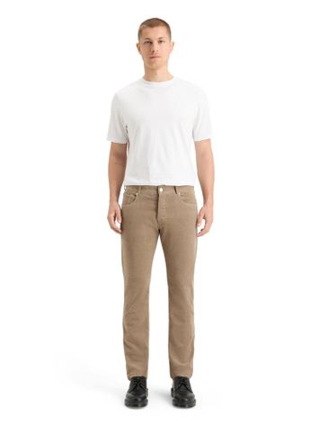 Camelkleurige ribfluwelen broek Scotch & Soda