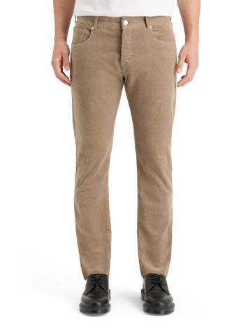 Camelkleurige ribfluwelen broek Scotch & Soda