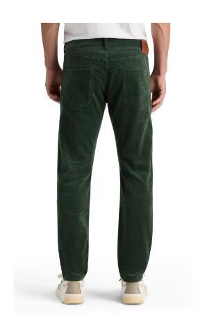 Groene slim fit broek in ribfluweel Scotch & Soda