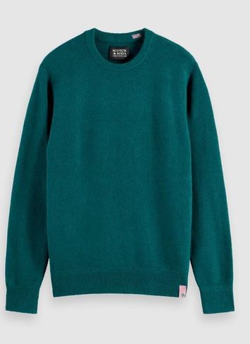 Groene trui met ronde hals Scotch & Soda