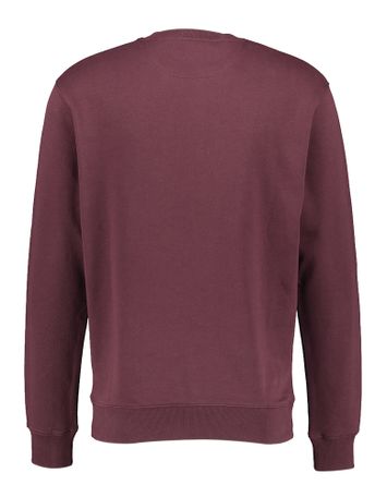 Bordeaux katoenen sweater met ronde hals Scotch & Soda