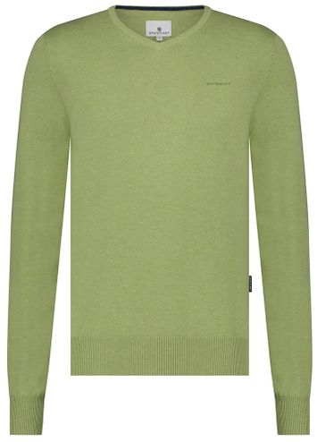 Groene V-hals trui State Of Art