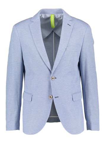 Lichtblauwe blazer met schakkering State of Art