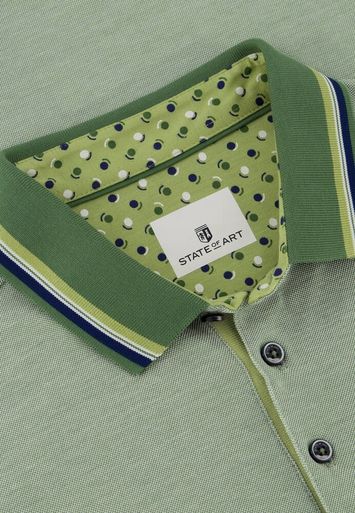 Groene katoenen polo State of Art