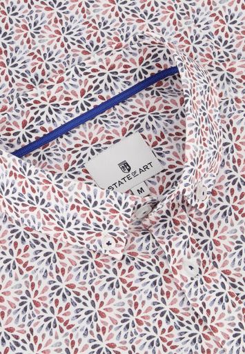Multi-color hemd met korte mouw (regular fit) State Of Art