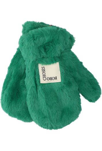 Groene fluvie handschoenen Bobo Choses