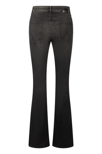 Zwarte jeans flair fit Vic Flaired Raffaello Rossi