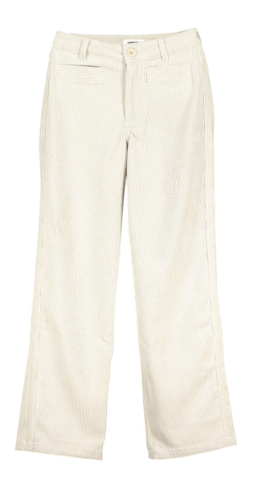 Off white ribfluwelen broek Regina Indee