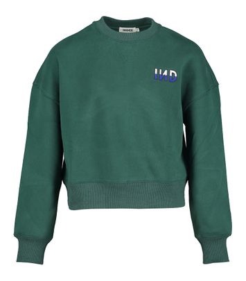 Forest green sweater Running Indee